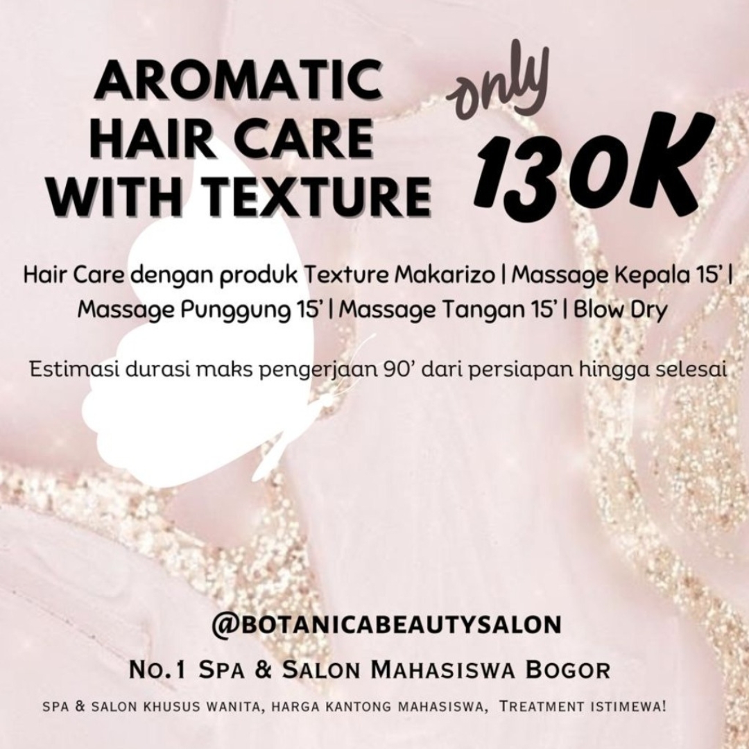 Aromatic Hair Care with Texture Makarizo